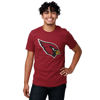 Picture of FOCO Arizona Cardinals Primary Logo Primary Color T-Shirt - Small