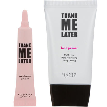 Picture of Elizabeth Mott - Thank Me Later Eye & Face Matte Primer for Long-Lasting Power Grip Makeup, Shine & Oil Control, Pore Minimizer, Hides Wrinkles, Prevent Creasing for All-Day Makeup Wear - 10g & 30g