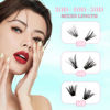 Picture of VAVALASH DIY Lash Clusters Kit 400Pcs 30D 40D 50D Cluster Lashes Wispy DIY Fluffy Individual False Lashes, Lash Bond and Seal Glue, Lash Tweezer for DIY at Home (Kit-30D+40D+50D, 8-16Mix)