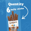 Picture of Jack&Pup 6-inch Premium Grade Odor Free Bully Sticks Dog Treats [Thick-Size] - 6” Long All Natural Gourmet Dog Treat Chews - Fresh and Savory Beef Flavor - (6 Pack)