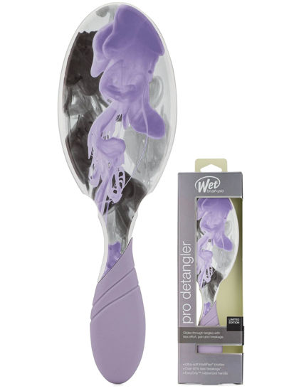 Picture of Wet Brush-Pro EasyGrip Pro Detangler Hair Brush, Limited Edition Inked Impression, Lavender/Multi