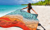 Picture of WIWIGO Beach Blanket Waterproof Sandproof Beach Mat 79" X 83" /10'x9' for 2-8 Adults Quick Drying Outdoor Picnic Mat Beach Accessories for Travel, Camping, Hiking