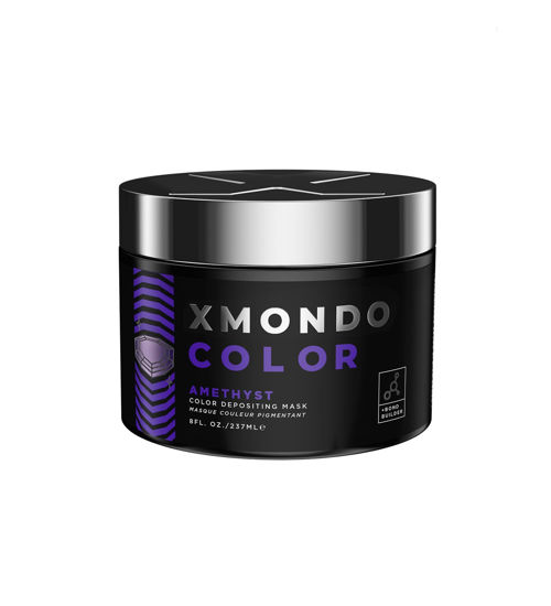 Picture of XMONDO Color Amethyst Depositing Mask & Semi-Permanent Purple Hair Dye | Infused with Bond Booster Technology & Hyaluronic Acid for Nourishment, Revitalization & Repair, Vegan Formula, 8 Fl Oz 1-Pack