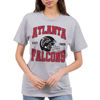 Picture of Junk Food Clothing x NFL - Atlanta Falcons - Team Helmet - Unisex Adult Short Sleeve Fan T-Shirt for Men and Women - Size XX-Large