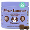 Picture of Natural Dog Company Aller-Immune Chews (90 Pieces), Turkey Flavor, with Canine-Specific Probiotics, Allergy Immune Supplement for Dogs of All Ages, Sizes & Breeds, Boosts Immune System, Antioxidant