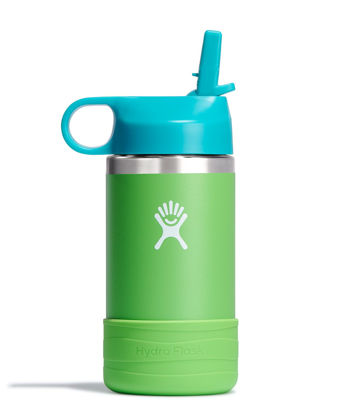 Picture of Hydro Flask 12 Oz Kids Wide Mouth Straw Cap and Boot Grass