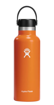 Picture of Hydro Flask 18 oz Standard Mouth with Flex Cap Stainless Steel Reusable Water Bottle Mesa - Vacuum Insulated, Dishwasher Safe, BPA-Free, Non-Toxic