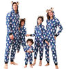 Picture of KASAAS Family Christmas Pajamas Matching Sets for Women Men One Piece Hooded Jumpsuit Romper Holiday Pjs Loungewear Women