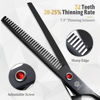 Picture of Dog Grooming Scissors Kit with Safety Round Tips, GLADOG Professional 5 in 1 Grooming Scissors for Dog and cat