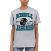 Picture of Junk Food Clothing x NFL - Jacksonville Jaguars - Team Helmet - Unisex Adult Short Sleeve Fan T-Shirt for Men and Women - Size Small