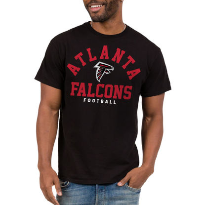 Picture of Junk Food Clothing x NFL - Atlanta Falcons - Classic Team Logo - Unisex Adult Short Sleeve Fan T-Shirt for Men and Women - Size Medium