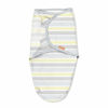 Picture of SwaddleMe Original Swaddle - Size Small/Medium, 0-3 Months, 3-Pack (Yellow Stripe) Easy to Use Newborn Swaddle Wrap Keeps Baby Cozy and Secure and Helps Prevent Startle Reflex