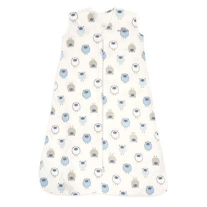 Picture of HALO Sleepsack, 100% Cotton Wearable Blanket, Swaddle Transition Sleeping Bag, TOG 0.5, Sleepy Sheep, Small, 0-6 Months