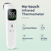 Picture of Touchless Thermometer for Adults and Kids, Fast Accurate Thermometer with Fever Alarm, 1S Reading & Silent Mode (LED-White)