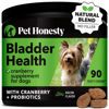 Picture of Pet Honesty Cranberry Bladder Health for Dogs - Contains Active Ingredients - Cranberry & D-Mannose to Help Support Dog Urinary Tract Health, Dog Bladder Support, & Kidney Support for Dogs (Bacon)