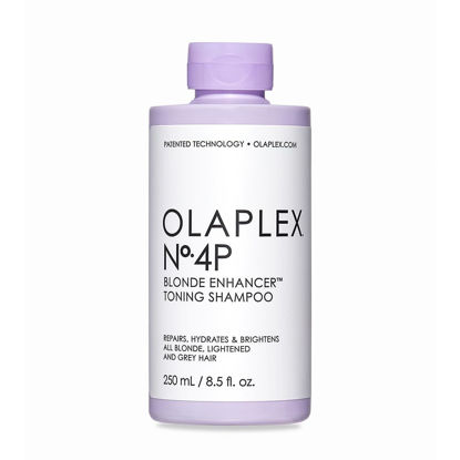 Picture of Olaplex No. 4P Blonde Enhancer Purple Toning Shampoo, Repairs, Hydrates, & Brightens All Blonde, Lightened, & Grey Hair, 8.5 fl oz