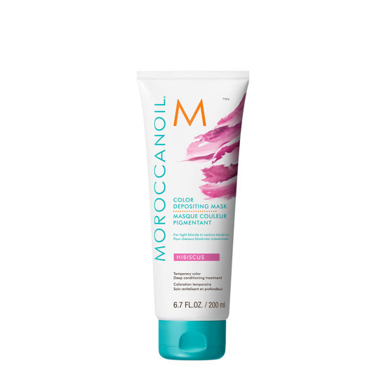 Picture of Moroccanoil Color Depositing Hair Mask, Hibiscus, 6.7 oz, 200 millilters