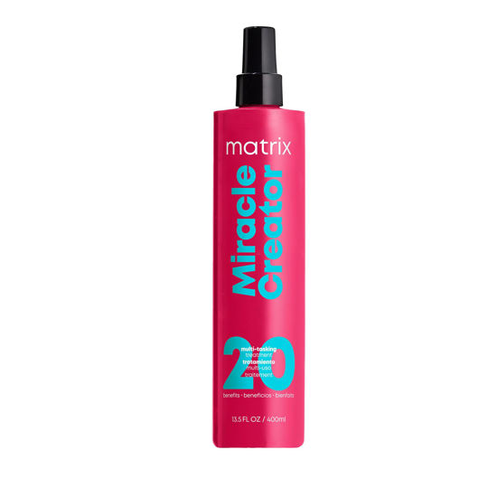 Picture of Matrix Miracle Creator Leave-In Conditioner Spray | Moisturize, Detangle, and Control Frizz | Heat Protectant | All Hair Types | Sulfate Free | Adds Shine & Helps Prevent Breakage | 13.5 Fl. Oz.