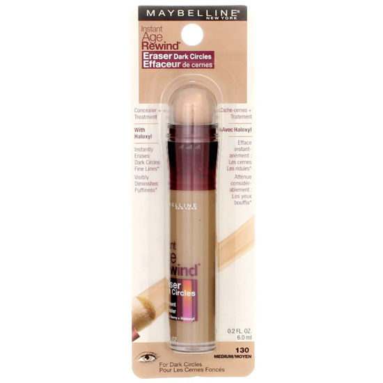 Picture of Maybelline Instant Age Rewind Eraser Dark Circles Treatment Concealer, Medium .2 oz (Pack of 4)