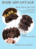 Picture of Ombre Braiding Hair 1 Bundle 50g 20 Inch P4/30 Deep Water Wave Bulk Human Hair for Braiding Brazilian Virgin Highlight Curly Extensions for Boho Braids Wet and Wavy Honey Blonde Brown Braiding Hair