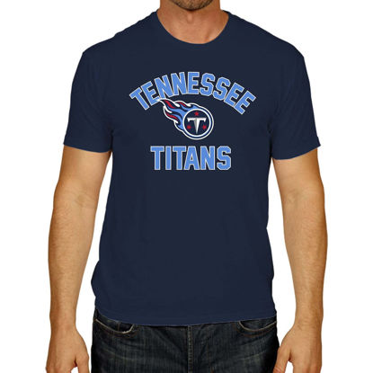 Picture of Team Fan Apparel NFL Adult Gameday T-Shirt - Cotton Blend - Tagless - Semi-Fitted - Unleash Your Team Spirit During Game Day (Tennessee Titans - Blue, Adult Large)