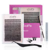 Picture of uCoolMe Flora Lash Clusters Kit 8-18mm False Eyelashes Clusters- WideSpan Eyelash Clusters DIY Lash Extensions Kit -Individual Cat-Eye Spiky Lashes Fluffy Lash Clusters Fake Eyelashes Ultra-Thin Band