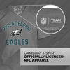 Picture of Team Fan Apparel NFL Adult Gameday T-Shirt - Cotton Blend - Tagless - Semi-Fitted - Unleash Your Team Spirit During Game Day (Philadelphia Eagles - Gray, Adult Large)