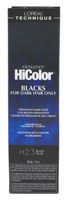 Picture of Loreal Excel Hicolor H23 Tube Black Plum 1.74oz (6 Pack)