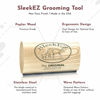 Picture of SleekEZ Original Deshedding Grooming Tool for Dogs, Cats & Horses - Undercoat Brush for Short & Long Hair - Painlessly Remove 95% of Loose Hair, Fur & Dirt (Pet Bundle - (2.5 & 5 inch))