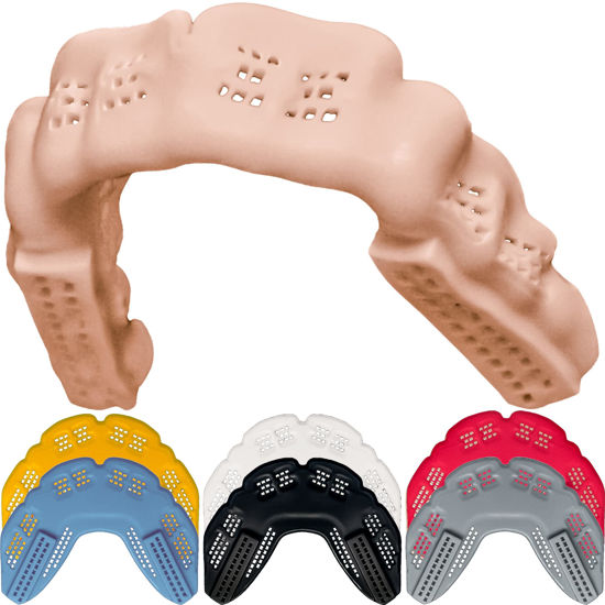 Picture of Bulletproof: World’s Thinnest Most Breathable Mouth Guard is 3X Stronger! Football MMA Braces! Rugby Hockey Basketball Boxing BJJ Lacrosse Sports Mouthguard Grinding Teeth Men Women Adult Youth Kids