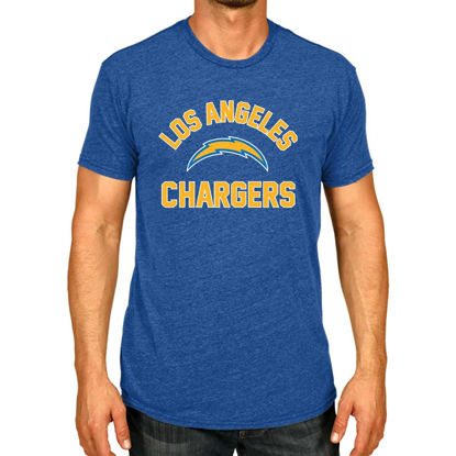 Picture of Team Fan Apparel NFL Adult Gameday T-Shirt - Cotton Blend - Tagless - Semi-Fitted - Unleash Your Team Spirit During Game Day (Los Angeles Chargers - Blue, Adult Medium)