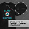 Picture of Team Fan Apparel NFL Adult Gameday T-Shirt - Cotton Blend - Tagless - Semi-Fitted - Unleash Your Team Spirit During Game Day (Miami Dolphins - Black, Adult XX-Large)