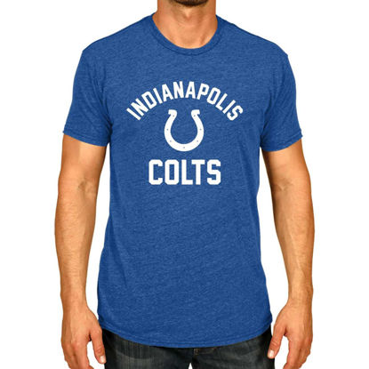 Picture of Team Fan Apparel NFL Adult Gameday T-Shirt - Cotton Blend - Tagless - Semi-Fitted - Unleash Your Team Spirit During Game Day (Indianapolis Colts - Blue, Adult X-Large)