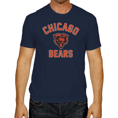 Picture of Team Fan Apparel NFL Adult Gameday T-Shirt - Cotton Blend - Tagless - Semi-Fitted - Unleash Your Team Spirit During Game Day (Chicago Bears - Blue, Adult Large)