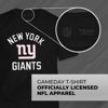 Picture of Team Fan Apparel NFL Adult Gameday T-Shirt - Cotton Blend - Tagless - Semi-Fitted - Unleash Your Team Spirit During Game Day (New York Giants - Black, Adult X-Large)