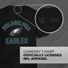 Picture of Team Fan Apparel NFL Adult Gameday T-Shirt - Cotton Blend - Tagless - Semi-Fitted - Unleash Your Team Spirit During Game Day (Philadelphia Eagles - Black, Adult Medium)