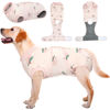 Picture of Kuoser Recovery Suit for Dogs Cats After Surgery, Professional Pet Recovery Shirt Dog Abdominal Wounds Bandages, Substitute E-Collar & Cone,Prevent Licking Dog Onesies Pet Surgery Recovery Suit