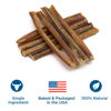 Picture of Best Bully Sticks for Dogs, 6 Inch, 8oz Pack - 100% Natural Grass-Fed Beef, Dog Bully Sticks for Medium/Large Dogs, Grain & Rawhide Free Dog Chews