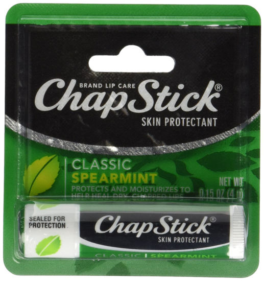 Picture of ChapStick Skin Protectant, Classic Spearmint 0.15 oz (Pack of 12)