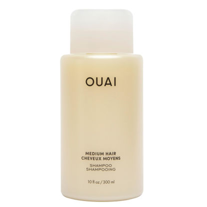 Picture of OUAI Medium Shampoo - Hydrating Shampoo with Coconut Oil, Babassu, Kumquat Extract and Keratin - Strengthens, Nourishes and Adds Shine - Paraben, Phthalate and Sulfate Free Hair Care Products - 10 oz