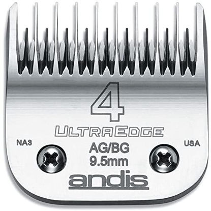 Picture of Andis 64090 Carbon-Infused Steel UltraEdge Dog Clipper Blade, Size-4 Skip-Tooth, 3/8-Inch Cut Length