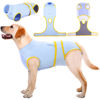 Picture of Kuoser Recovery Suit for Dogs Cats After Surgery, Professional Pet Recovery Shirt Dog Abdominal Wounds Bandages, Substitute E-Collar & Cone,Prevent Licking Dog Onesies Pet Surgery Recovery Suit