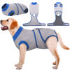 Picture of Kuoser Recovery Suit for Dogs Cats After Surgery, Professional Pet Recovery Shirt Dog Abdominal Wounds Bandages, Substitute E-Collar & Cone,Prevent Licking Dog Onesies Pet Surgery Recovery Suit