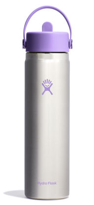 Picture of Hydro Flask 24 Oz Wide Flex Straw Lid Stainless Steel Violet