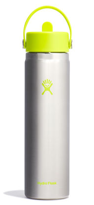 Picture of Hydro Flask 24 Oz Wide Flex Straw Lid Stainless Steel Lime