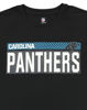 Picture of New Era mens NFL Measured Dri-Tek Long Sleeve Pro Football Tagless T-Shirt, Carolina Panthers Black, Small