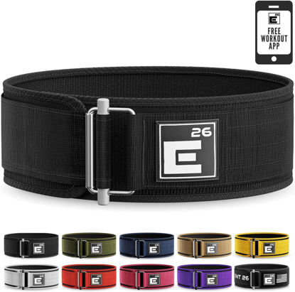 Picture of Self-Locking Weight Lifting Belt - Premium Weightlifting Belt for Serious Functional Fitness, Power Lifting, and Olympic Lifting Athletes (Extra Large, Black)