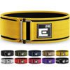 Picture of Self-Locking Weight Lifting Belt - Premium Weightlifting Belt for Serious Functional Fitness, Power Lifting, and Olympic Lifting Athletes - Training Belts for Men and Women (Extra Small, Yellow)