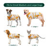 Picture of Kuoser Recovery Suit for Dogs Cats After Surgery, Professional Pet Recovery Shirt Dog Abdominal Wounds Bandages, Substitute E-Collar & Cone,Prevent Licking Dog Onesies Pet Surgery Recovery Suit