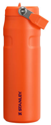 Picture of Stanley IceFlow Flip Straw 2.0 Water Bottle 24 OZ | Built-In Straw with Larger Opening | Lightweight & Leak-Resistant | Insulated Stainless Steel | BPA-Free | Tigerlily Plum